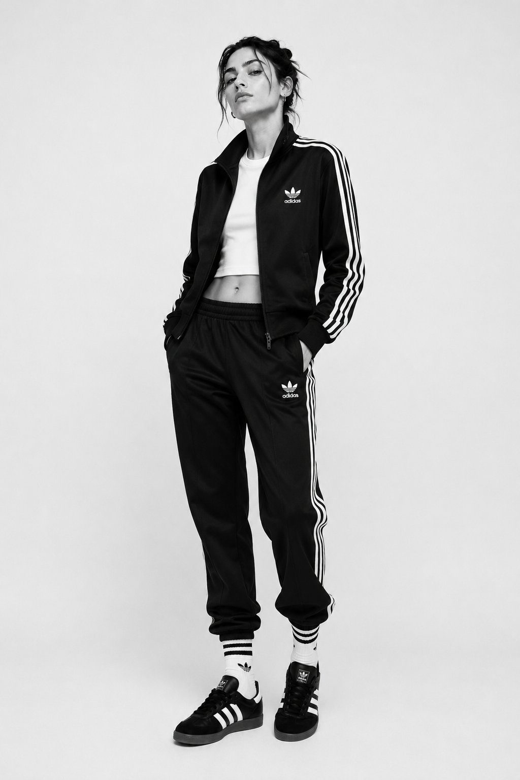 Model portrait photography Newcastle — standing studio portrait