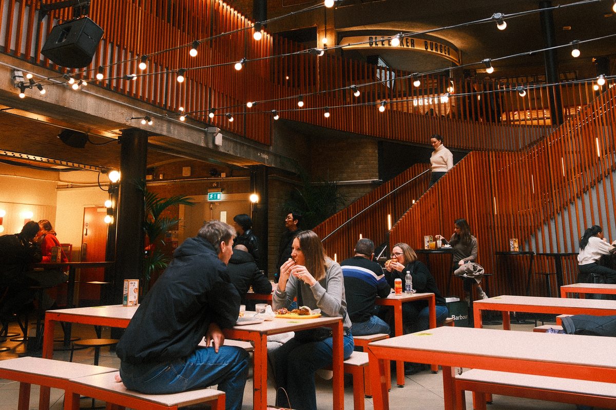 Restaurant interior photography Newcastle — warm dining room