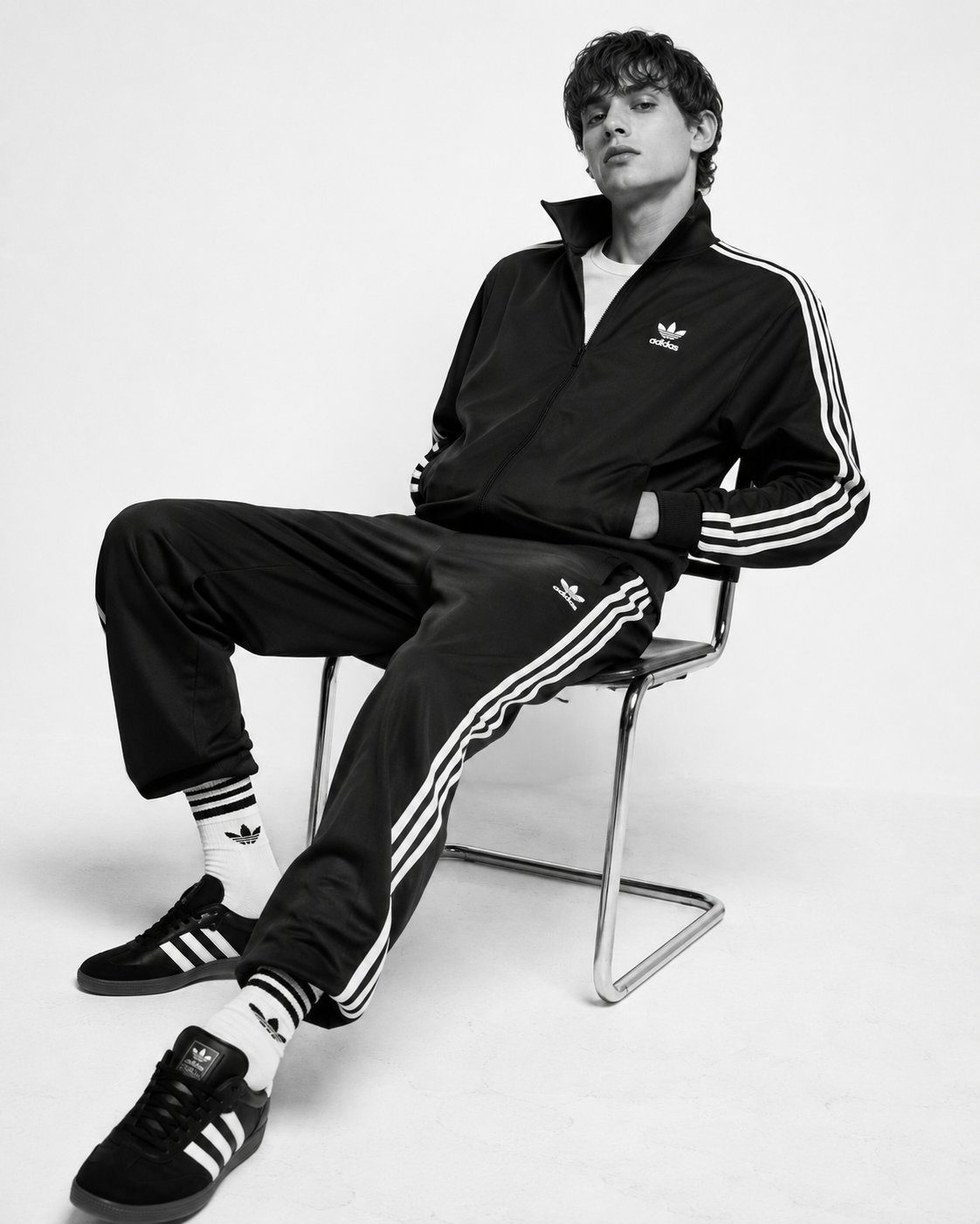 Studio portrait photography Gateshead — black and white editorial portrait